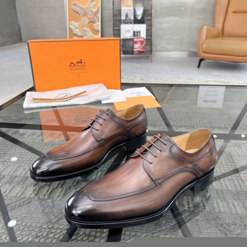 H**mes leather shoes
